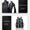 Sc3fcb04ef6674db48806b6202f5ff903v (1) ARCTIC HUNTER High-end Business Backpack Men Can Expand Large-Capacity Business Travel Computer Bag Waterproof Multi-functional