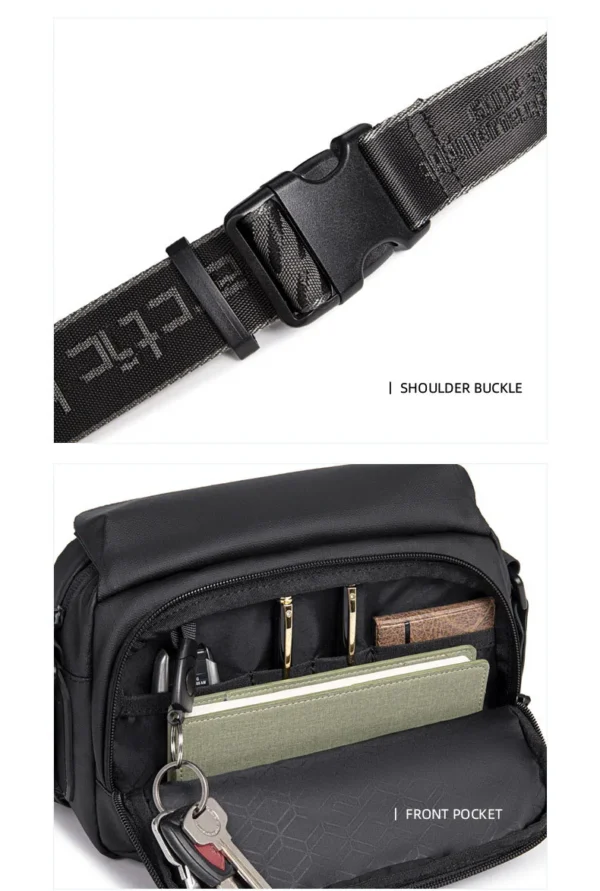 Scf20dc854fa047eaab8c6d7f9ad0f115l (1) ARCTIC HUNTER 2023 Outdoor Travel Men's Handbag Oxford Waterproof Men's Messenger Bag Leisure Business Handbag Trend Chest Bag