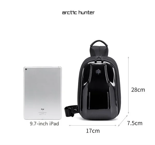 Sd155338bf3c04a64a9841fbb0bb96cc5T Arctic Hunter 23New Hard Shell Shoulder Bag Waterproof Shoulder Bags Men Fashion Short Trip Messenger Bag Crossbody Bag Teenage