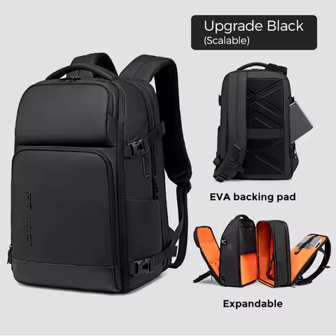 Arctic Hunter 2023 MochilaWaterproof 17.3 Inch 2 in 1 Backpack Bag 60L Large Capacity Carry On Luxury Travel Laptop Backpack Men