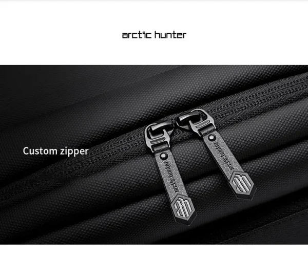 Sda67a8ebf471415e972da49f5c036bf3H ARCTIC HUNTER 2023 New Men's One Shoulder Crossbody Bag Youth Fashion Trend One Shoulder Bag Men's Business Commuter Postman Bag