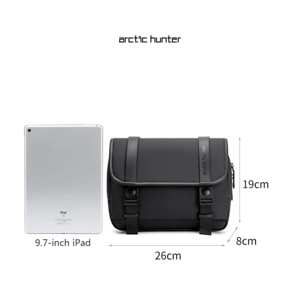 Sef1562fc0b2342a19dbd0f311ceffad15 ARCTIC HUNTER 2023 New Men's One Shoulder Crossbody Bag Youth Fashion Trend One Shoulder Bag Men's Business Commuter Postman Bag