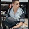 Sfe6aa50c1c0840dabdd119e9c28016471 ARCTIC HUNTER Fashion Shoulder Bag Outdoor Sports Waterproof Shoulder Bag Fashion Casual Crossbody Bag Black New Men's Chest Bag