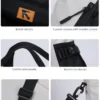 Aoking Large Capacity White Travel Bag Casual Bag XK3045