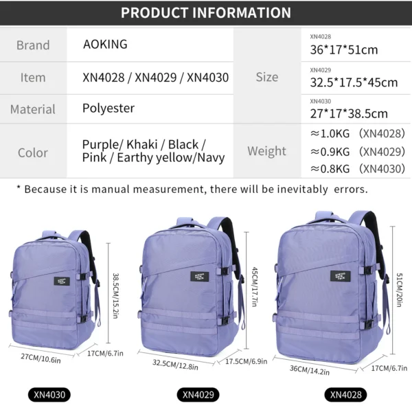 XN4028_XN4029_XN4030_2_735561b7-9f85-4bac-bf21-73649ef8c041 Aoking Backpack Casual Backpack Student Bag XN4030