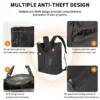 XN41458F_4 Aoking Lightweight Casual Anti-Theft Backpack Laptop Backpack XN41458F