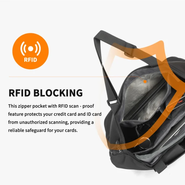 XN41458F_5 Aoking Lightweight Casual Anti-Theft Backpack Laptop Backpack XN41458F
