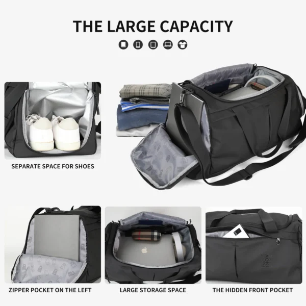 XW41460F_6 Aoking Large Capacity Anti-Theft Travel Bag XW41460F