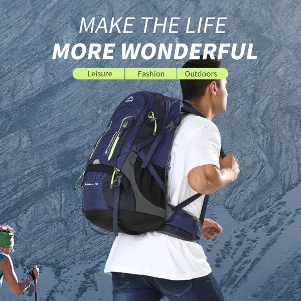 YJN67363_1 Aoking Backpack Large Capacity Casual Backpack Waterpoor Outdoor Bag YJN67363