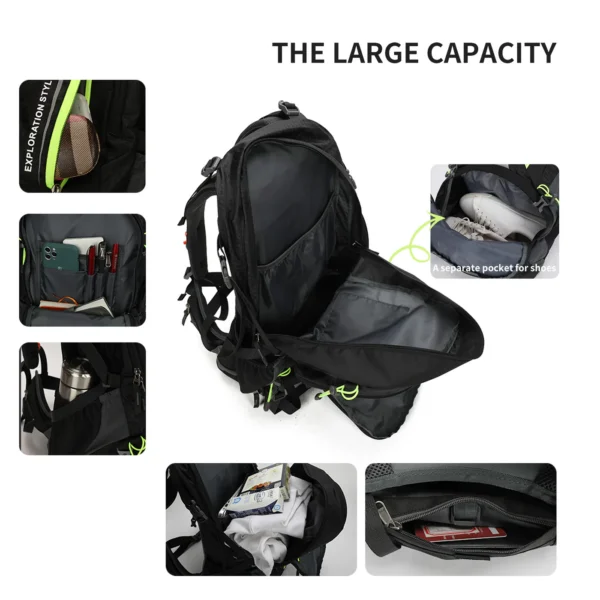 YJN67363_5 Aoking Backpack Large Capacity Casual Backpack Waterpoor Outdoor Bag YJN67363