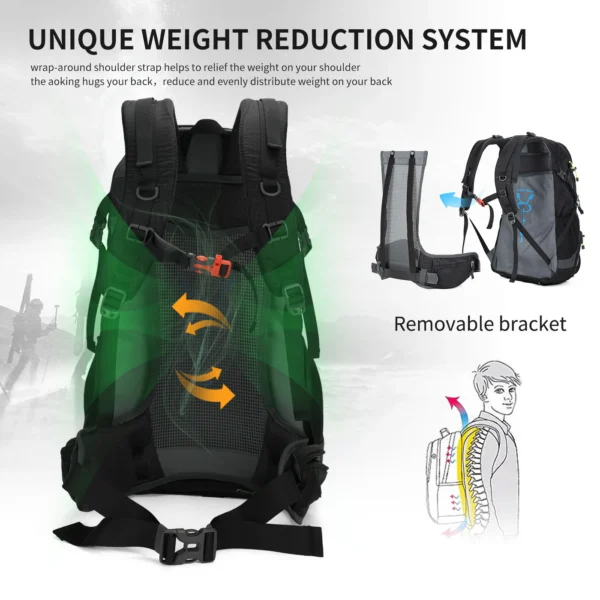 YJN67363_8 Aoking Backpack Large Capacity Casual Backpack Waterpoor Outdoor Bag YJN67363