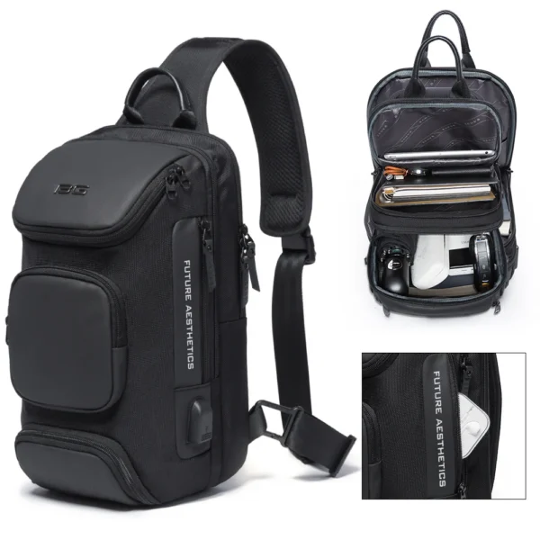 Bange Fashion Organized Sling Bag For Commute & Travel